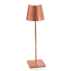 Stolní lampa LED Poldina s dekorem