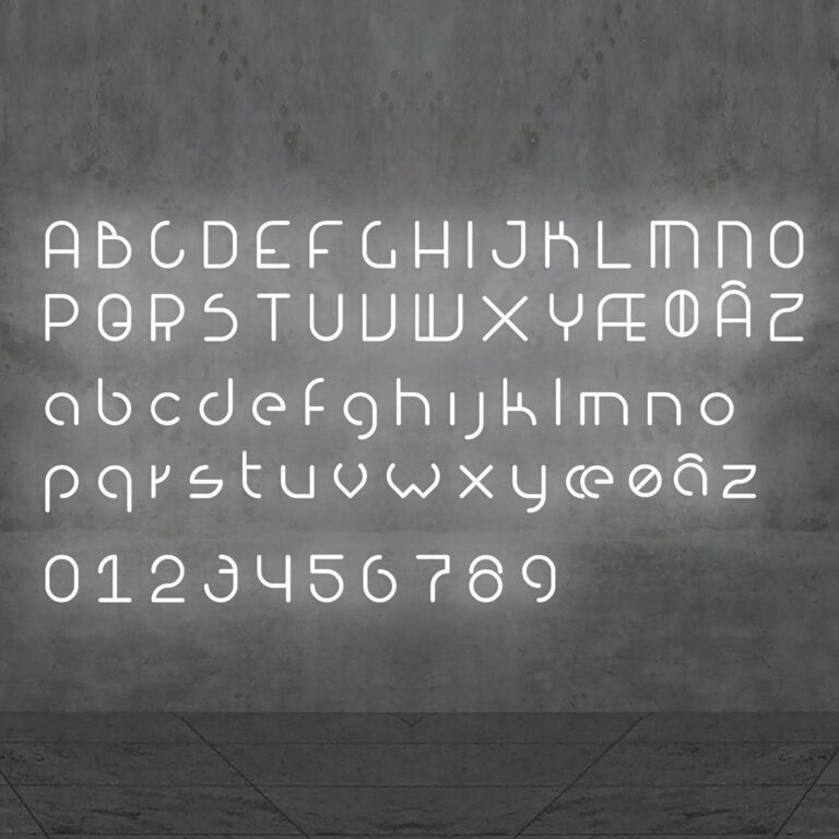 Artemide Alphabet of Light velké písmeno P