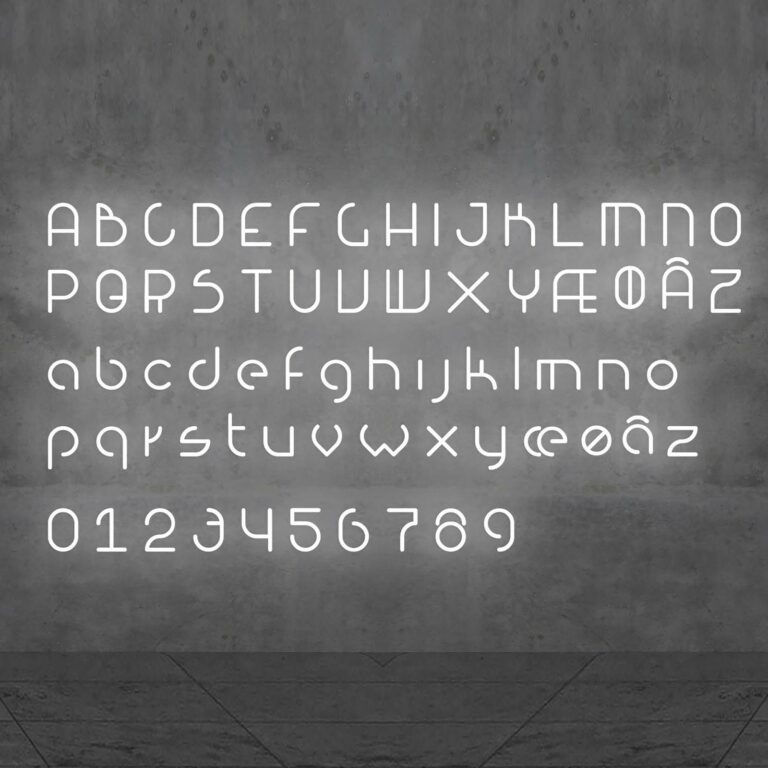 Artemide Alphabet of Light velké písmeno R