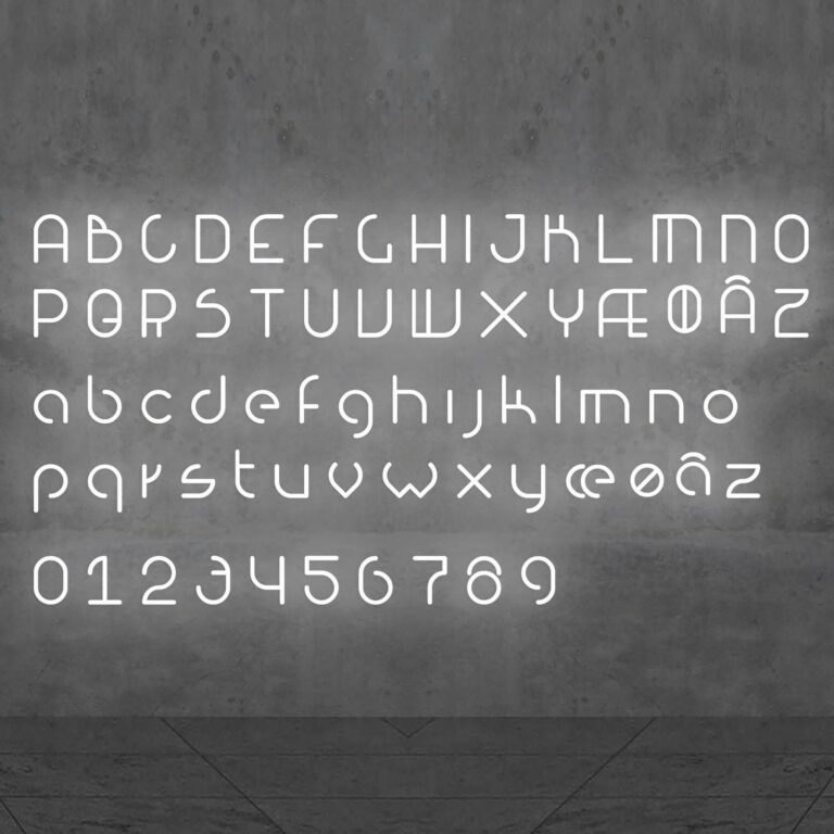 Artemide Alphabet of Light velké písmeno Ø