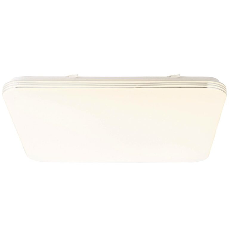 LED stropní svítidlo Ariella bílá/chrom 54 x 54 cm