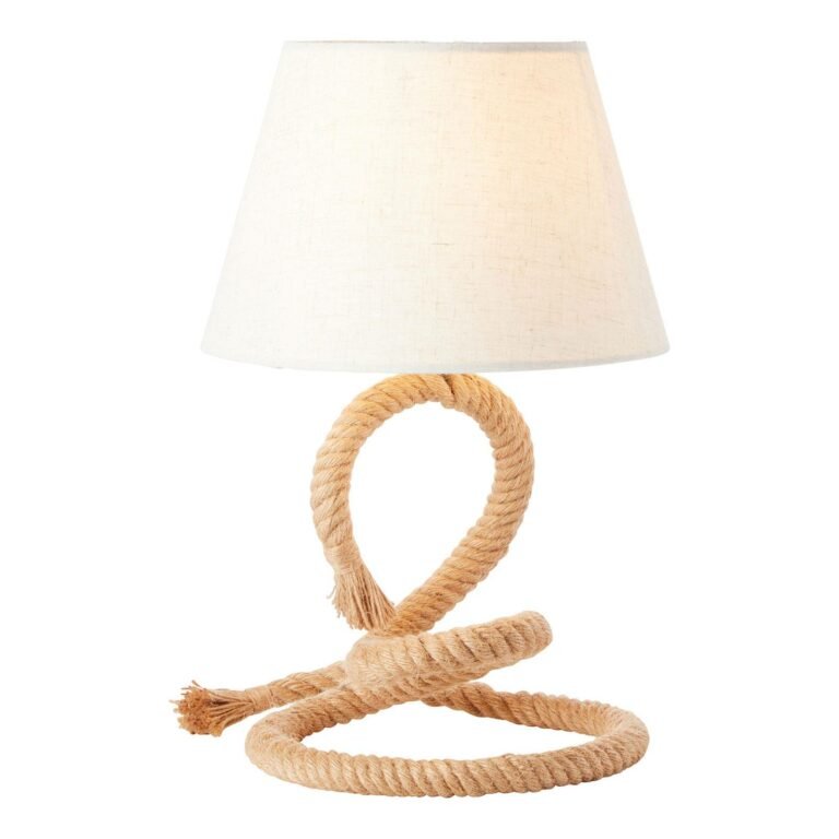 Stolní lampa Sailor s lanovým stojanem