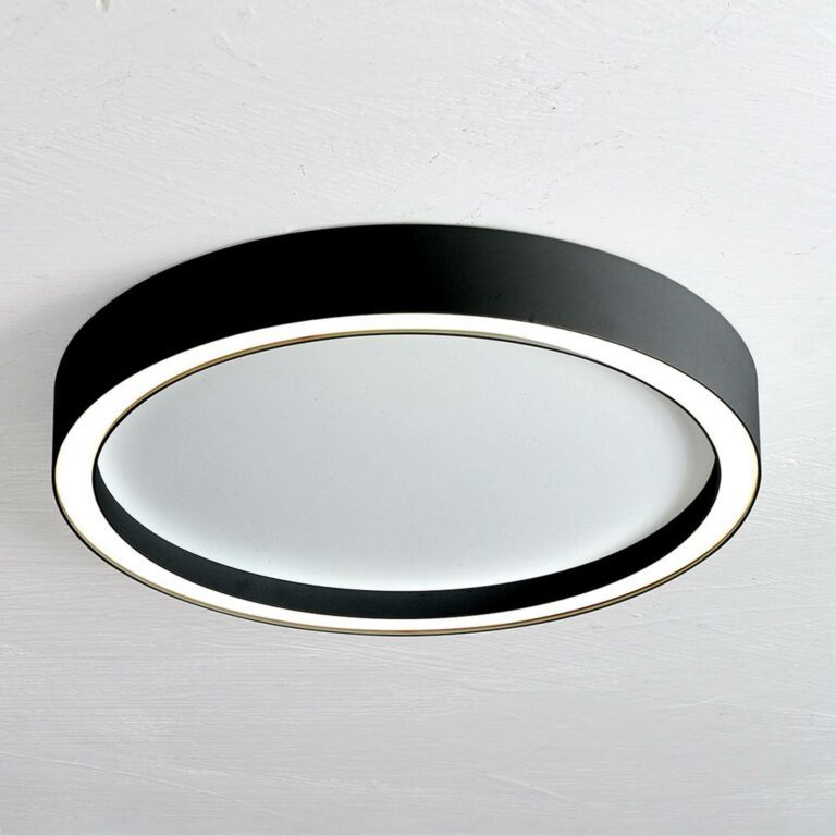 Bopp Aura LED stropní světlo Ø 40 cm bílá/černá