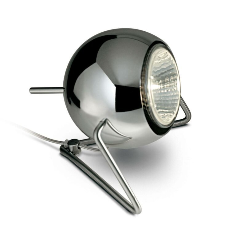 Fabbian Beluga Steel Chrom-Stolní lampa
