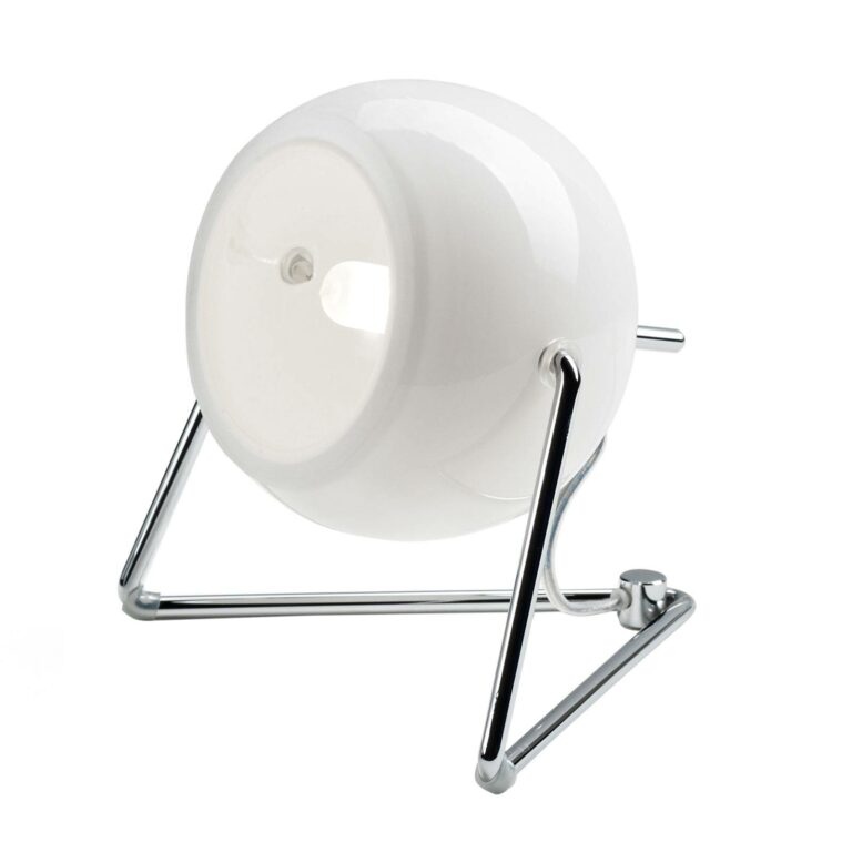 Fabbian Beluga White skleněná stolní lampa