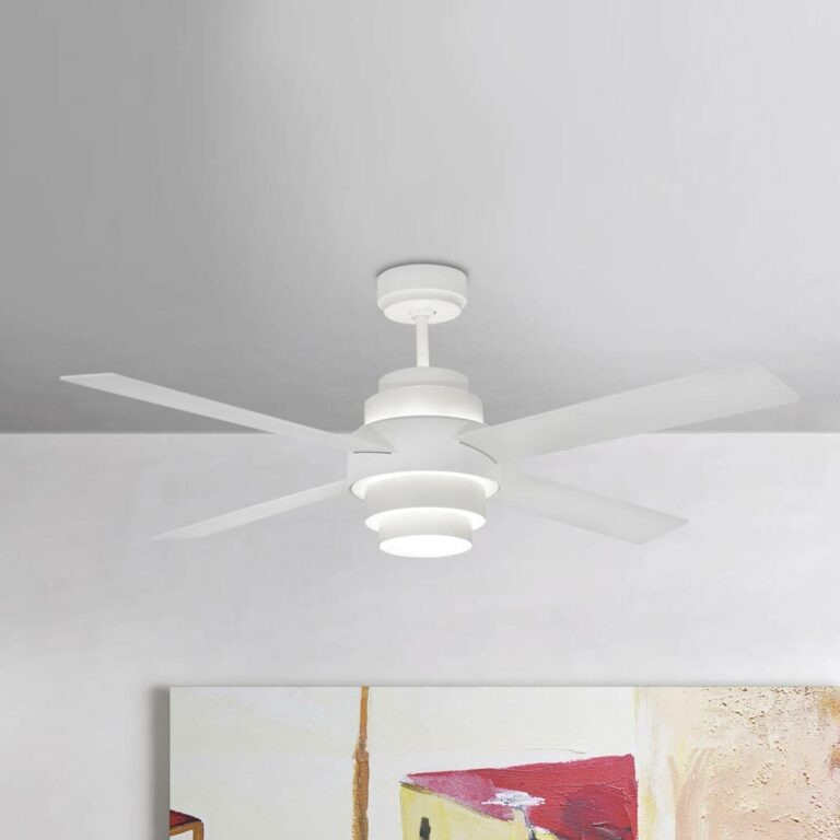 Efektivní stropní ventilátor Disc s LED