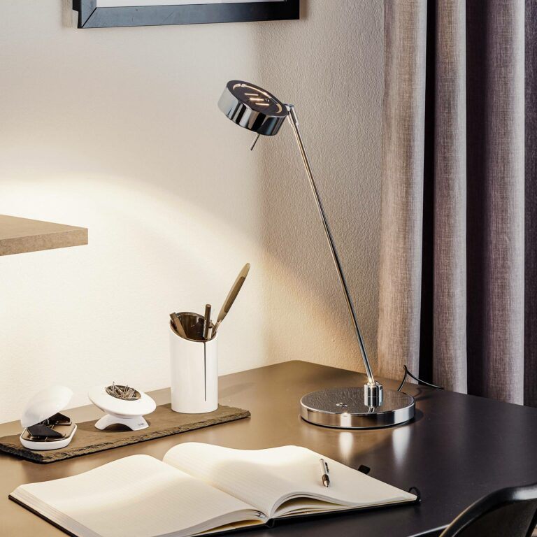 Dvoukloubová stolní lampa LED Elegance