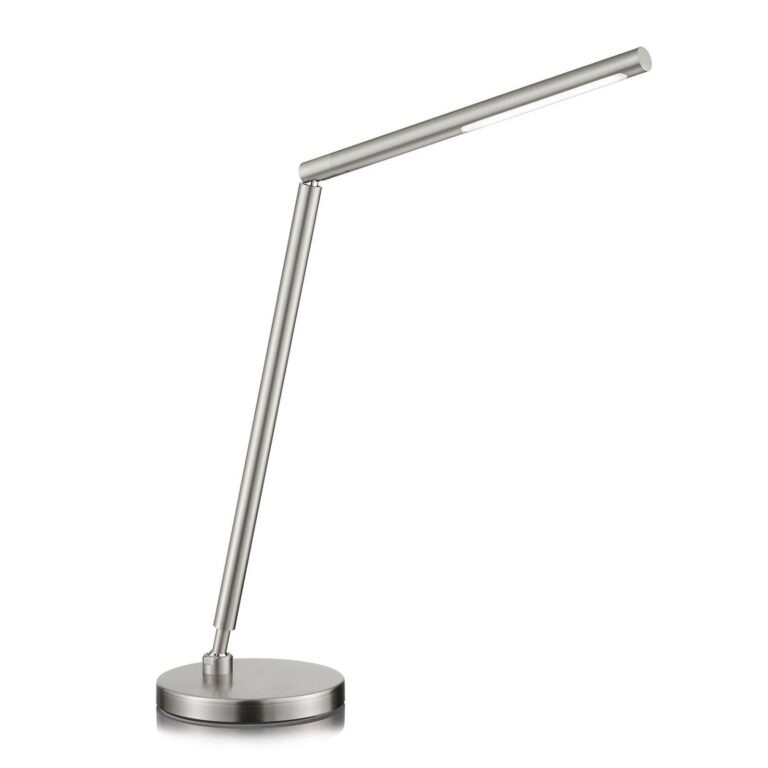 LED stolní lampa Dina-T nikl matný