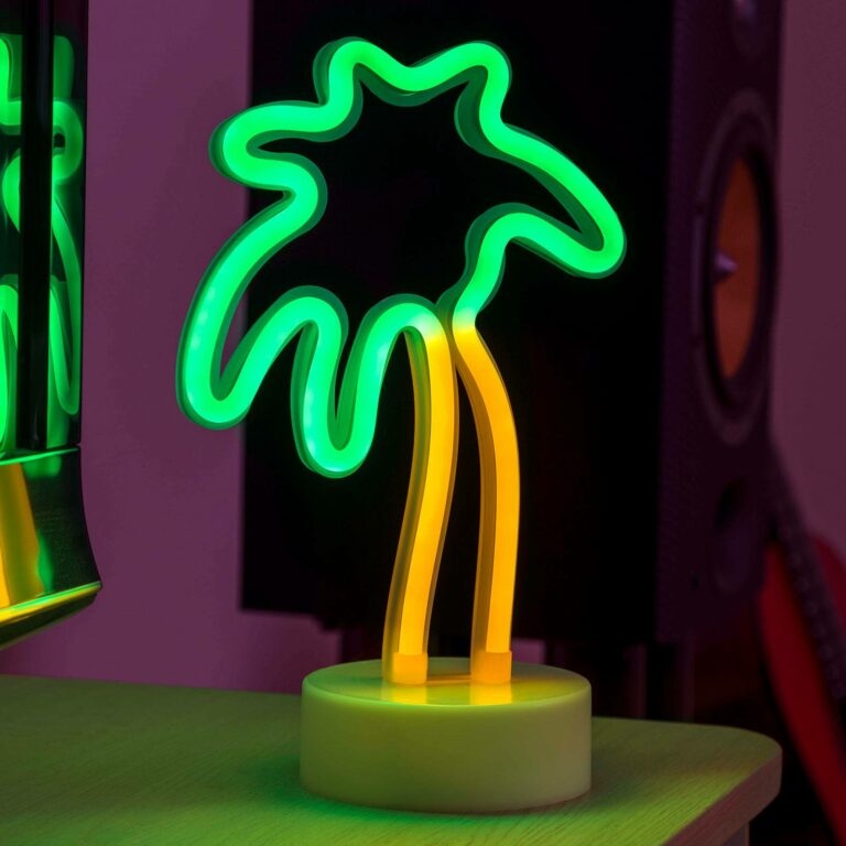 LED dekorativní světlo palma
