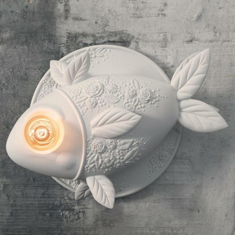 Karman Aprile - nástěnné světlo ve tvaru ryby