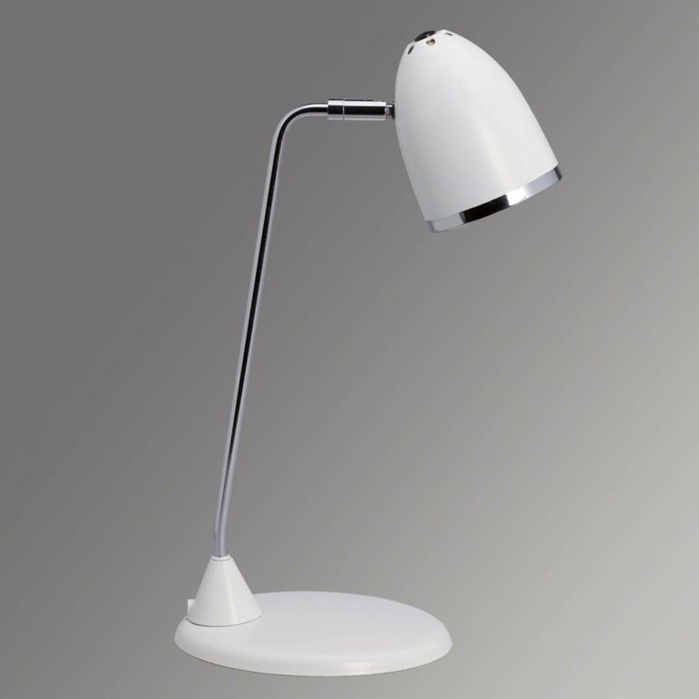 Elegantní stolní lampa Starlet - bílá