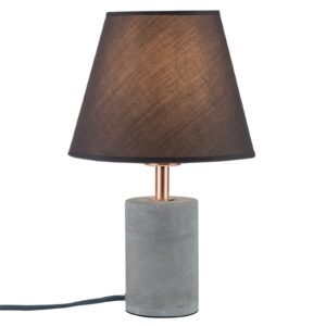Paulmann Tem Textil-stolní lampa s betonovou nohou