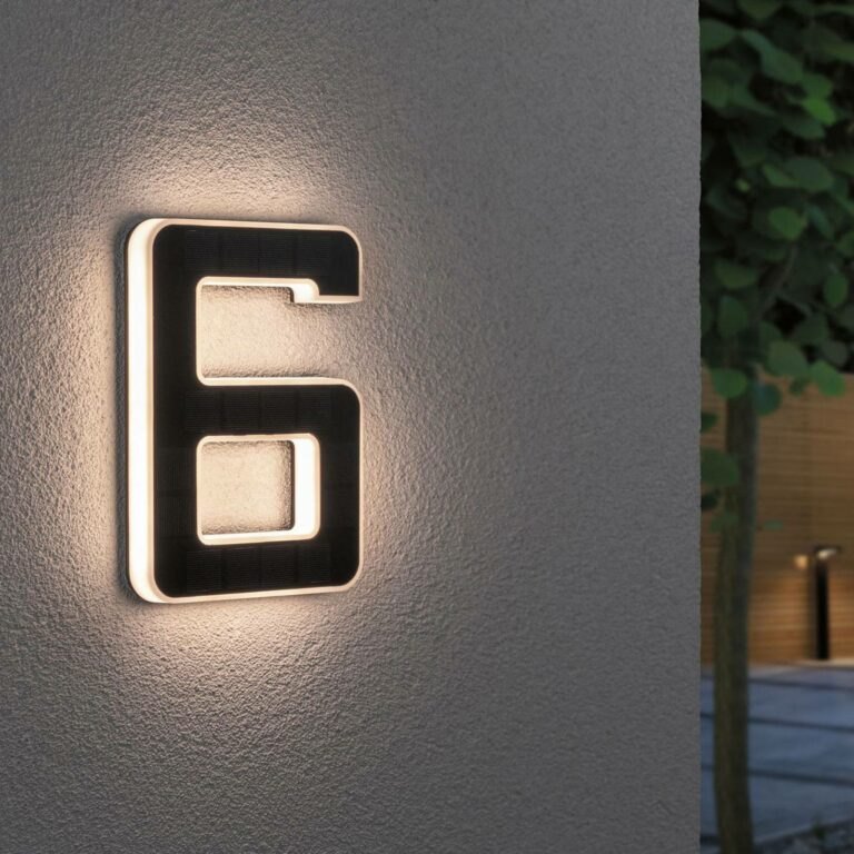 Paulmann LED solární číslo domu 6