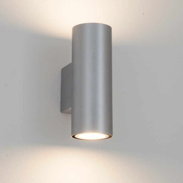 Stříbrné nástěnné LED světlo Kabir