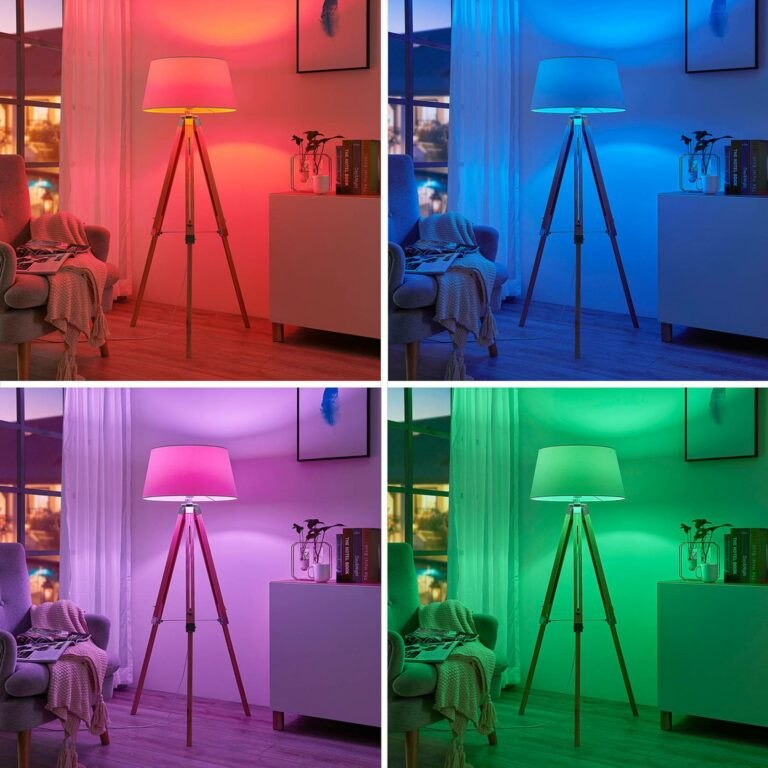 Lindby Smart LED stojací lampa Alessa