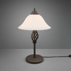 Stolní lampa Rustica s lankovým vypínačem