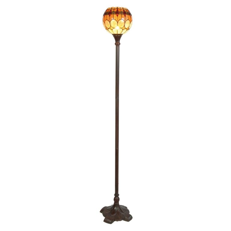 Niley - stojací lampa v Tiffany stylu