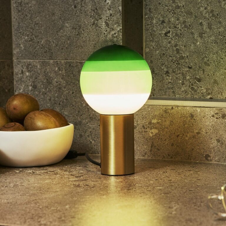 MARSET Dipping Light stolní lampa zelená/mosaz