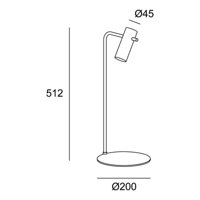 LEDS-C4 Nude Curved stolní lampa E27 šedá/černá
