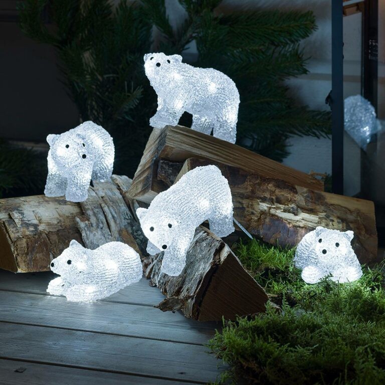 LED osvětlení - lední medvěd pro exteriér