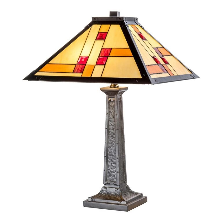 Stolní lampa KT1836-40+P1836 v Tiffany stylu