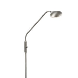 Moderní stojací ocelová lampa včetně LED - Eva
