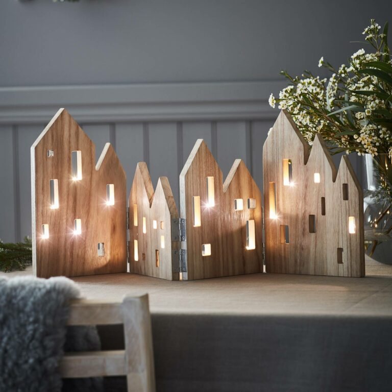 LED dekorativní světlo View ze dřeva