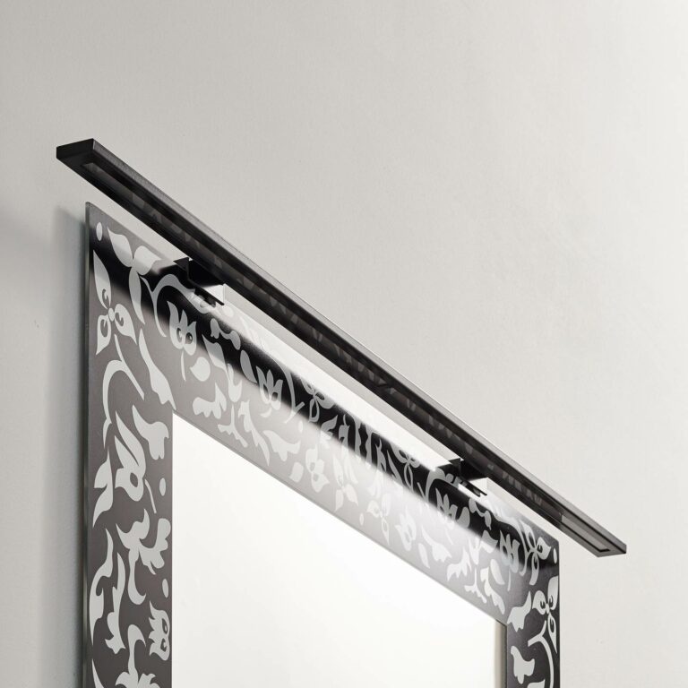 LED osvětlení zrcadla Espelho 80 cm černá 4 000 K