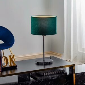 Stolní lampa Golden Roller 50cm tmavě zelená/zlatá