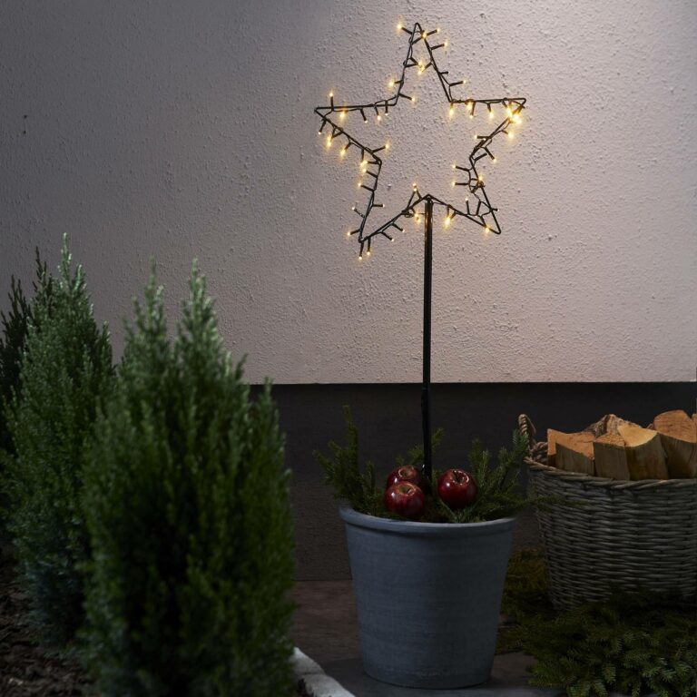 Spiky LED dekorativní hvězda pro exteriér