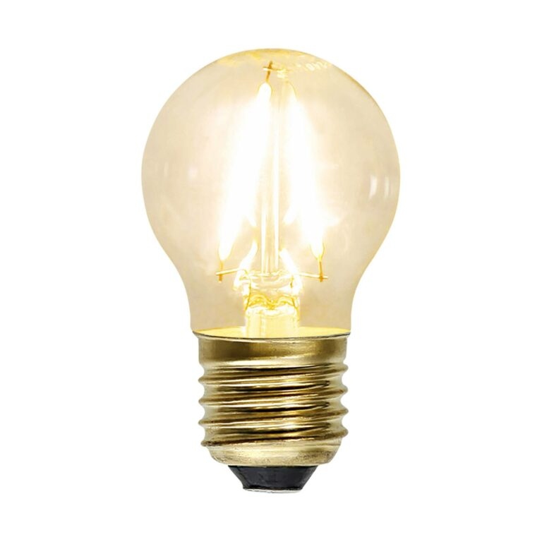 LED žárovka E27 G45 filament 1