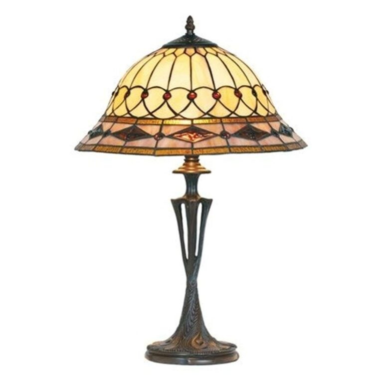 Stolní lampa Kassandra v Tiffany stylu