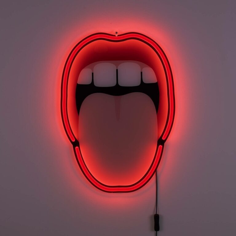 LED dekor nástěnné světlo Tongue
