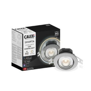 Calex Smart Downlight stropní vestavné světlo ocel