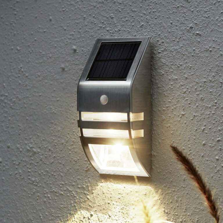Solární LED nástěnné světlo Wally