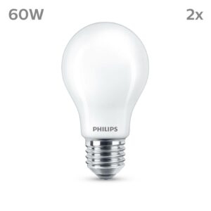 Philips LED žárovka E27 7W 806lm 2700K matná 2ks