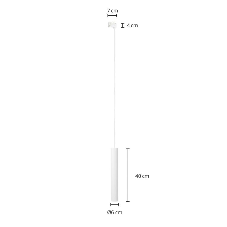 Arcchio Ejona kolejnicový LED závěs bílá 6/40cm