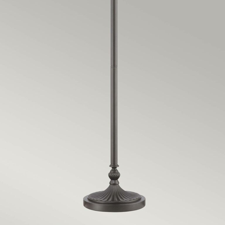 Stojací lampa Kami se stínidlem v designu Tiffany
