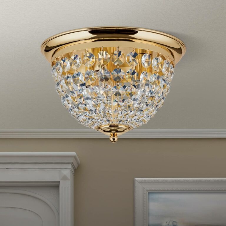 Stropní světlo Plafond zlatá/transparentní Ø 35 cm