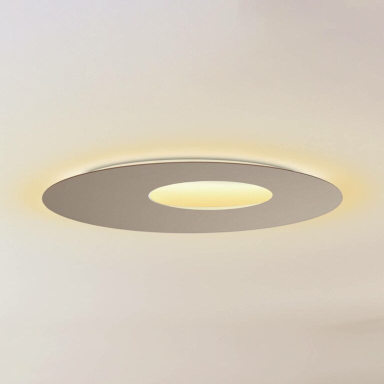 Escale Blade Open LED nástěnné světlo taupe Ø 59cm