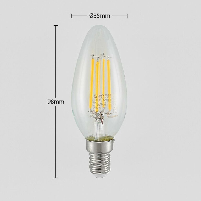 LED žárovka filament E14 4W 827 3 step dim 2ks