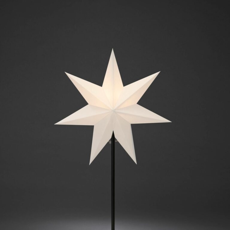 Dekorační papírová hvězda