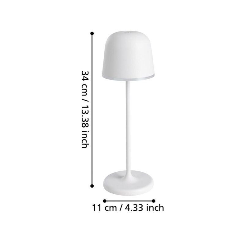 LED stolní lampa Mannera s baterií