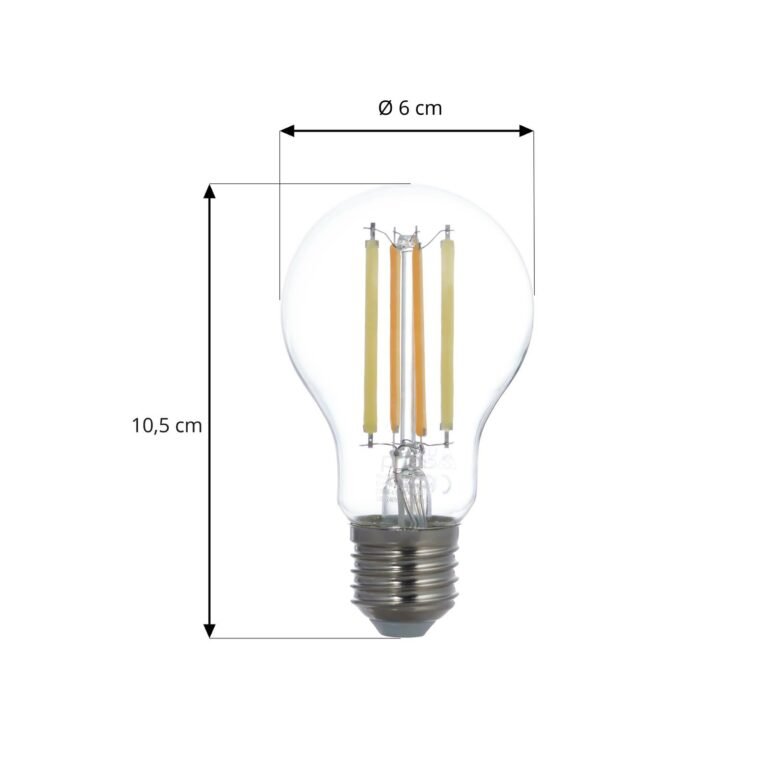 Prios LED filament E27 A60 7W