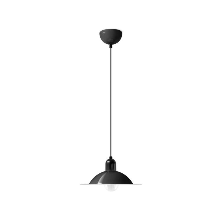 Stilnovo Lampiatta LED závěsné světlo Ø 28cm černá