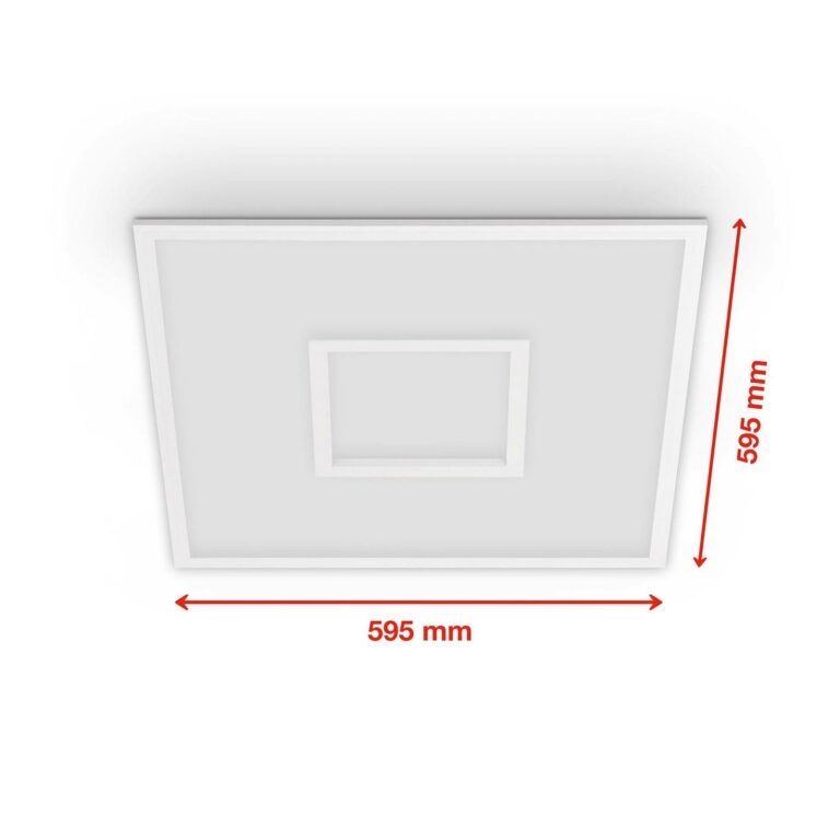 LED panel Centerback CCT RGB 60x60cm bílá